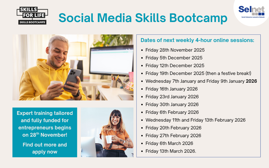Social Media bootcamps dates 2